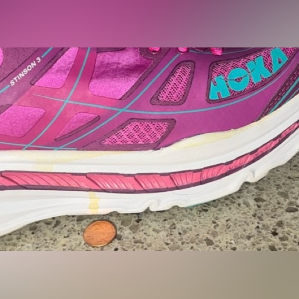 HOKA One One Stinson 3 Athletic shoe size 11 EUC - Picture 11 of 12